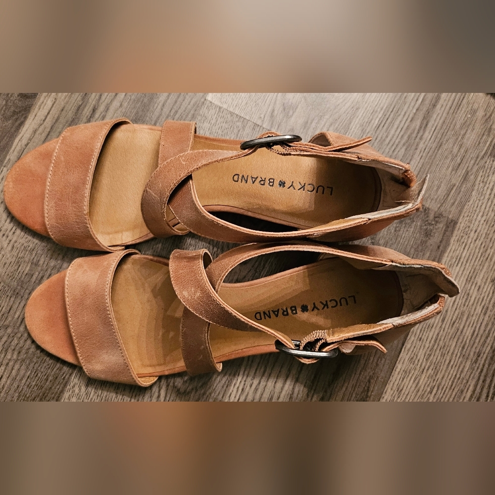 Lucky Brand Brown Women's Sandals Size 7.5